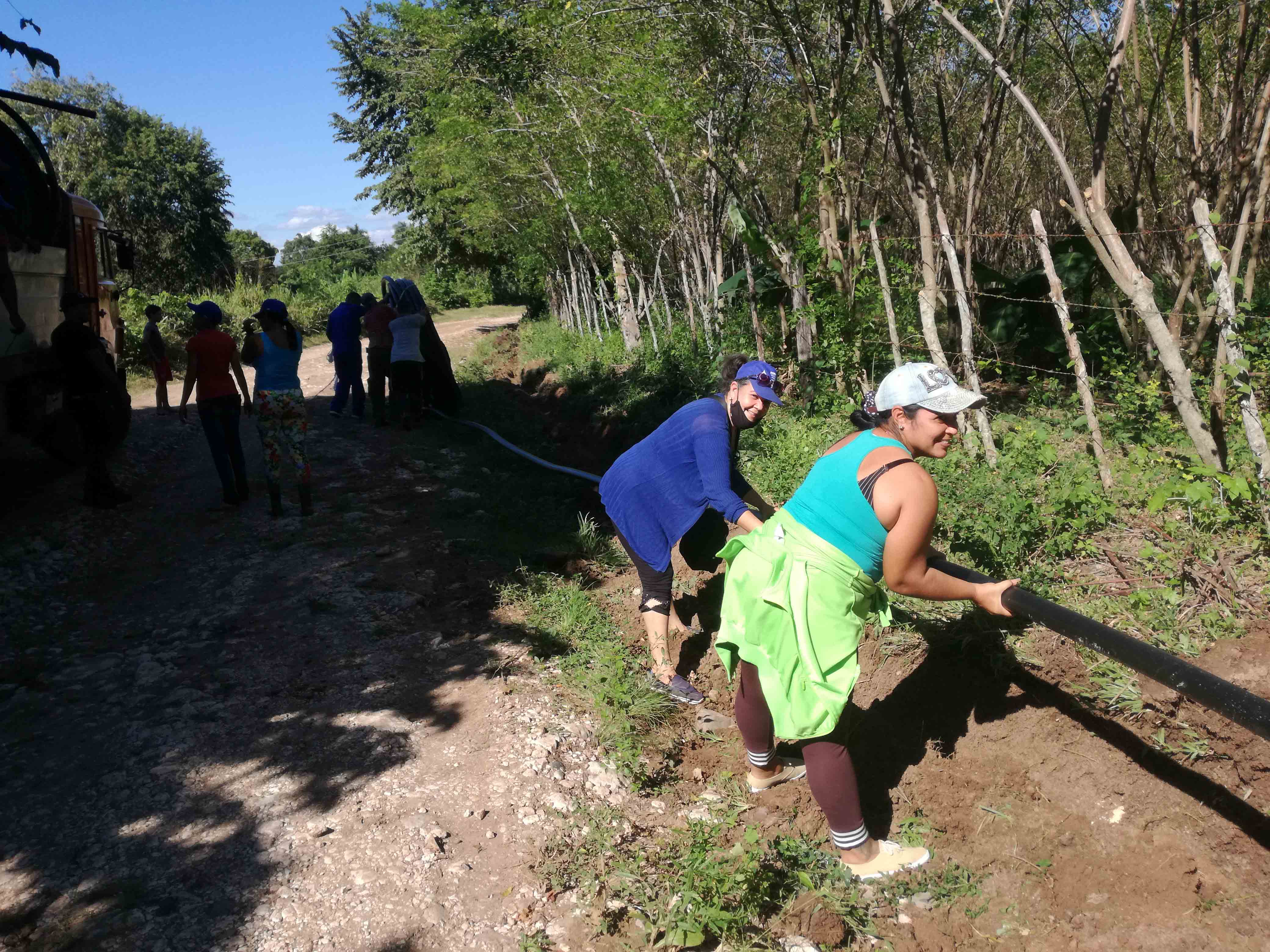 Trabajos en Sierra Maestra
