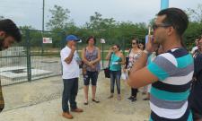 Young people from OSDE Water and Sanitation in Aguas Mariel