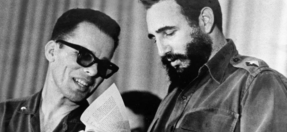 Fidel Castro y Faustino Pérez