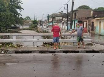 Intensas lluvias en Villa Clara