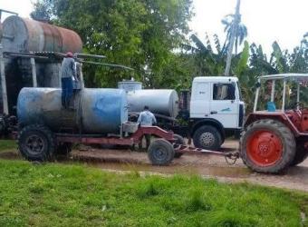 Abasto de agua en Sancti Spíritus