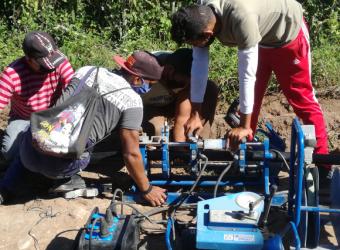 Trabajos en Sierra Maestra