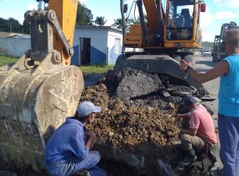 Trabajos en Cienfuegos