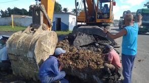 Trabajos en Cienfuegos